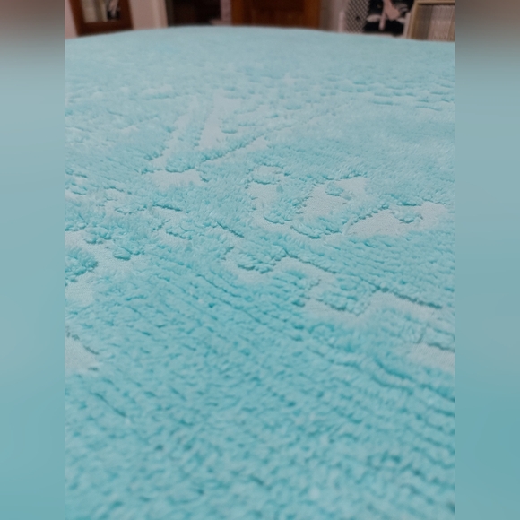 Turquoise vintage blanket - Picture 6 of 8